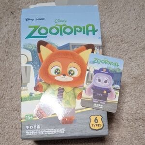 Miniso Disney Zootopia Vinyl Plush Pendant- Officer Judy